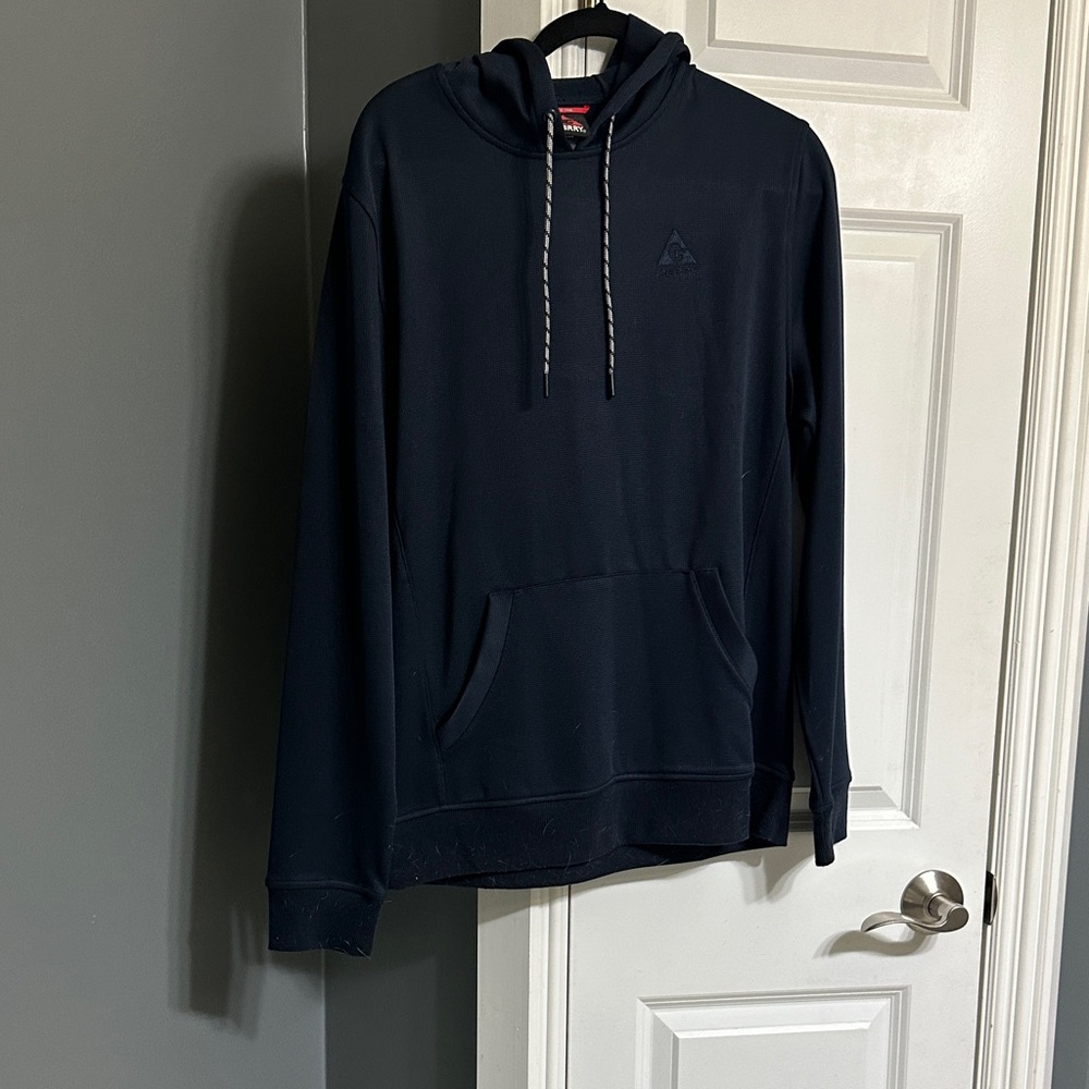 Men's Navy Hoodie with Drawstring